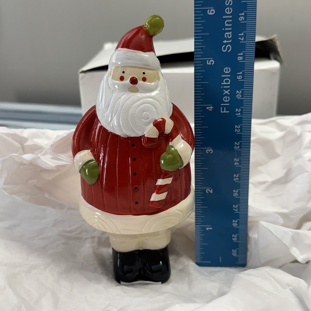 NEW Midwest Santa 6" Figurine Christmas Red Candy Cane Mini Snowman Statue - Picture 3 of 12